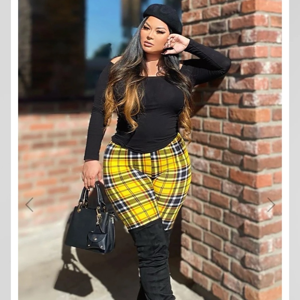 As If Plaid Leggings